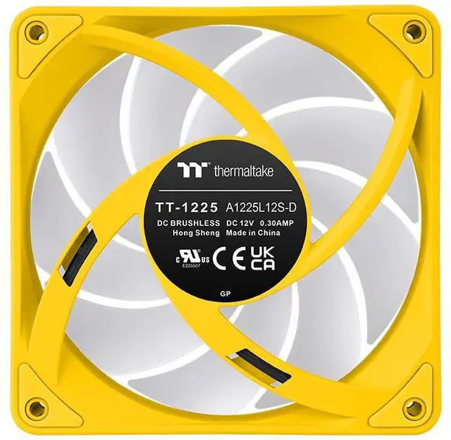 Alt view image 4 of 7 - Thermaltake CT140 EX ARGB Sync PC Cooling Fan 3 Pack, PWM 500~1800 RPM, 5V Motherboard Sync, 16.8 Million Colors 9 LEDs, MagForce 2.0 Connectors, Hydraulic Bearing, Bumblebee, CL-F217-PL14BB-A