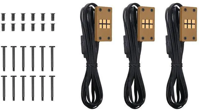 Alt view image 7 of 14 - Thermaltake CT140 EX ARGB Sync PC Cooling Fan 3 Pack, PWM 500~1800 RPM, 5V Motherboard Sync, 16.8 Million Colors 9 LEDs, MagForce 2.0 Connectors, Hydraulic Bearing, Gravel Sand, CL-F218-PL14GS-A