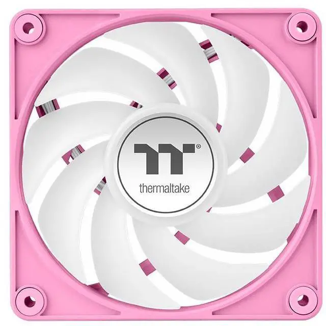 Alt view image 3 of 15 - Thermaltake CT140 EX ARGB Sync PC Cooling Fan 3 Pack, PWM 500~1800 RPM, 5V Motherboard Sync, 16.8 Million Colors 9 LEDs, MagForce 2.0 Connectors, Hydraulic Bearing, Bubble Pink, CL-F221-PL14PK-A