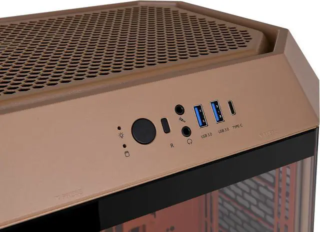 Alt view image 5 of 7 - Thermaltake Tower 300 Gravel Sand Micro-ATX Case; 2x140mm CT Fan Included; Support Up to 420mm Radiator; Optional Chassis Stand Kit Allows Horizontal Display; CA-1Y4-00SGWN-00
