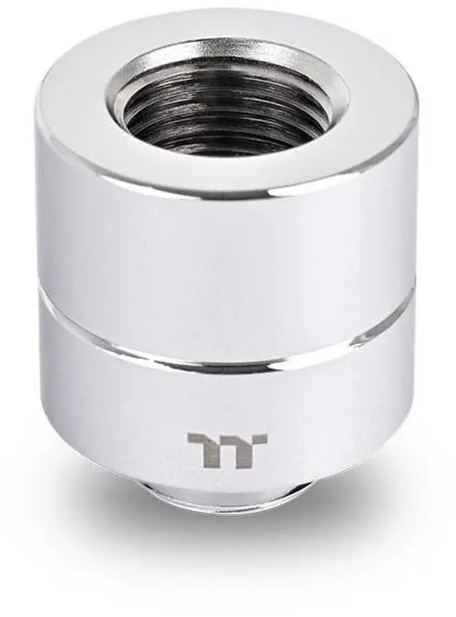 Main image of Thermaltake Pacific F-Pro Female to Male 20mm Extender Chrome G 1/4 Thread DIY LCS Fitting CL-W440-CU00SL-A