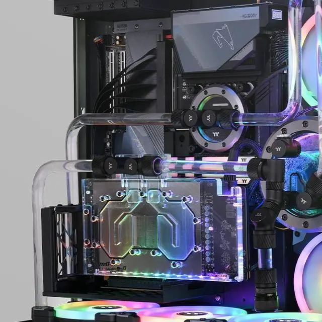 Alt view image 2 of 3 - Thermaltake Pacific PCTG Hard Tube 16mm OD 12mm ID 1000mm 4 Pack CL-W435-PL16TR-A