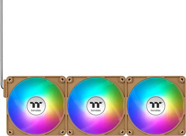 Main image of Thermaltake CT140 EX Reverse ARGB Sync PC Cooling Fan 3 Pack, 500~1800 RPM, 5V Mobo Sync, 16.8 Million Colors 9 LEDs, MagForce 2.0 Connectors, Hydraulic Bearing, Gravel Sand, CL-F228-PL14GS-A
