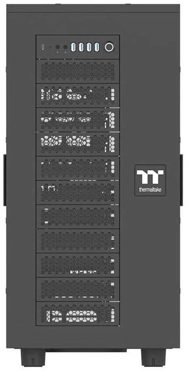 Alt view image 4 of 6 - Thermaltake AX700 Super Tower; SSI-CEB/SSI-EEB/XL-ATX/E-ATX; 560mm Radiator Support; 360mm-630mm GPU Clearance; Support for up to 18x 3.5 or 2.5"; Supports 2X 5.25; CA-11B-00F1NN-00