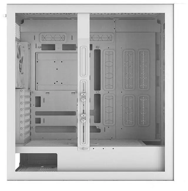 Alt view image 3 of 6 - Thermaltake AX500 Snow TG Full Tower; 4x140mm CT Fans Included; SSI-EEB/SSI-CEB/E-ATX; 420mm Radiator Support; 460mm GPU Clearance; Supports up to 5X 3.5 or 6X 2.5; Hidden Connector; CA-11D-00F6WN-00