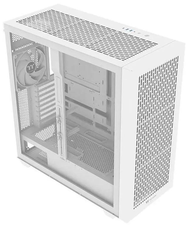 Alt view image 4 of 6 - Thermaltake AX500 Snow TG Full Tower; 4x140mm CT Fans Included; SSI-EEB/SSI-CEB/E-ATX; 420mm Radiator Support; 460mm GPU Clearance; Supports up to 5X 3.5 or 6X 2.5; Hidden Connector; CA-11D-00F6WN-00