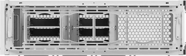 Alt view image 6 of 6 - Thermaltake AX100 Snow Pedestal; for use with AX700 Chassis; 560mm Radiator Support; Mounting for up to x8 120mm or 140mm Fans; Support for up to 8X 3.5 or 2.5" Drives; CA-11C-00D6NN-00