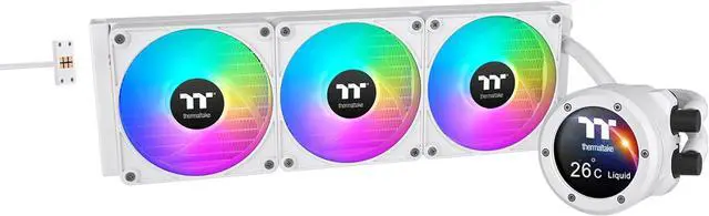 Main image of Thermaltake TH360 V2 Ultra EX ARGB AIO Cooler/Snow/Water Block 2.1" LCD/Fan 120 * 3/Magnetic Quick Connection/MB ARGB Sync Control/LCD Software Control/CL-W426-PL12SW-A