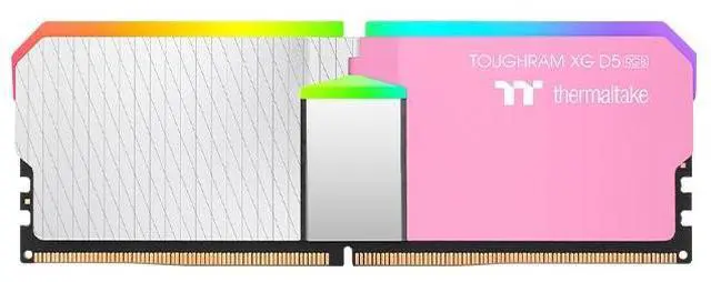 Alt view image 3 of 6 - Thermaltake TOUGHRAM XG RGB D5 Bubble Pink 32GB (2x16GB) DDR5 6000MT/s C36 Memory, 16 LEDs, RG40D516GX2-6000C36B