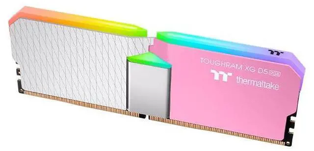 Alt view image 2 of 6 - Thermaltake TOUGHRAM XG RGB D5 Bubble Pink 32GB (2x16GB) DDR5 6000MT/s C36 Memory, 16 LEDs, RG40D516GX2-6000C36B