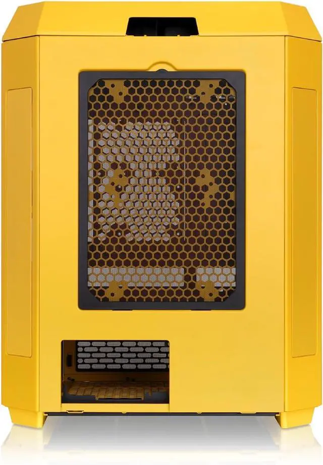 Alt view image 3 of 6 - Thermaltake Tower 600 Mid Tower; 2x140mm CT Fans Included; 420mm Radiator Support; 400mm GPU Clearance; Hidden Connector Support; Rotatable PCIe Slots; Butter Caramel; CA-1Z1-00MMWN-00