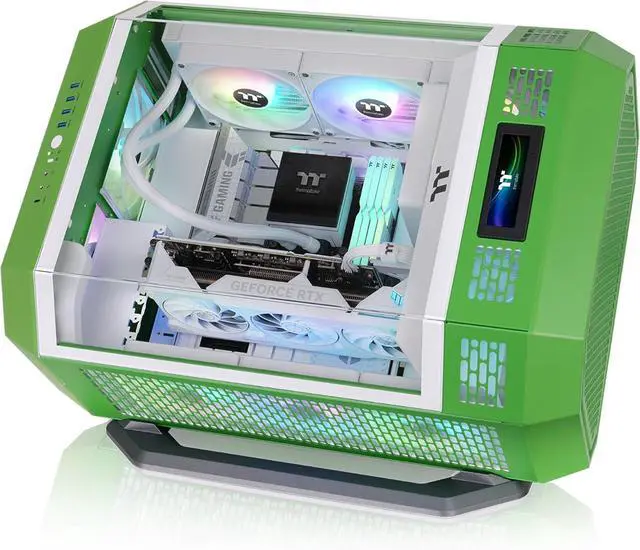 Alt view image 2 of 6 - Thermaltake Tower 600 Chassis Stand Kit; Light-Year Green; AC-076-ONQNAN-A1