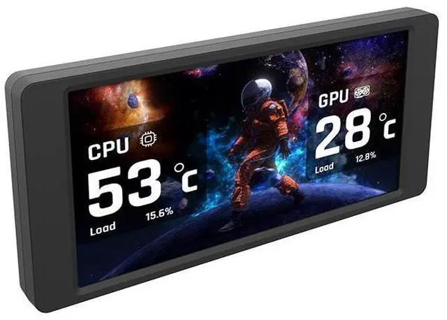 Alt view image 3 of 6 - Thermaltake 6.0 Inch LCD Screen Kit; 1480x720p; TTRGBPlus 3.0 Supported; Type-C to USB (9-Pin); Standalone; Black; AC-079-OO1NAN-A1