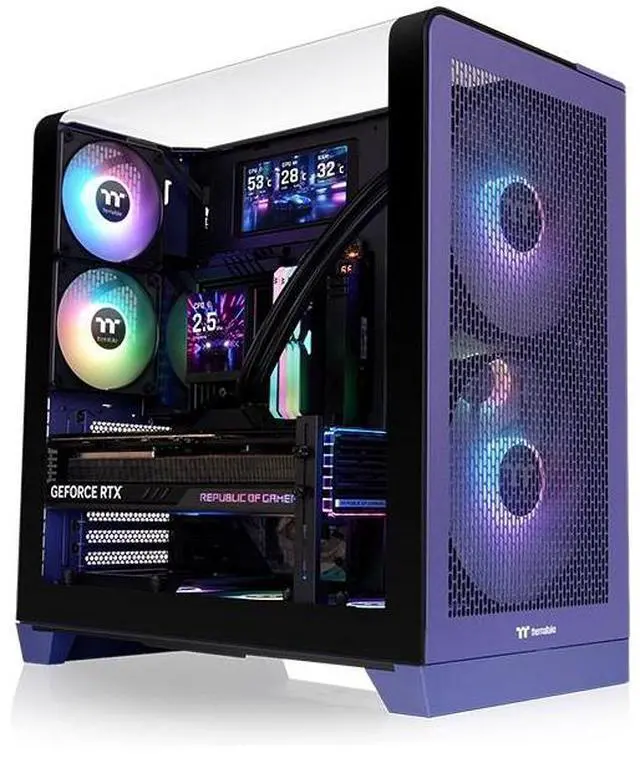 Alt view image 6 of 6 - Thermaltake 6.0 Inch LCD Screen Kit; 1480x720p; TTRGBPlus 3.0 Supported; Type-C to USB (9-Pin); Standalone; Black; AC-079-OO1NAN-A1