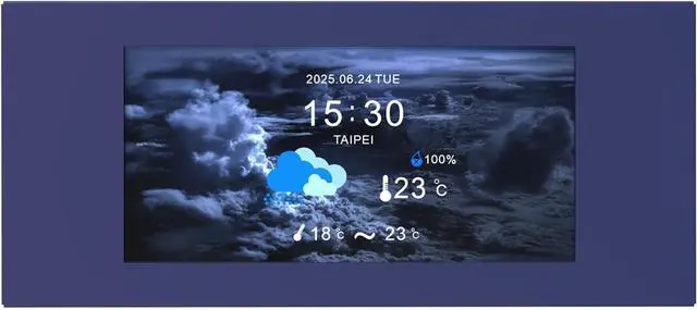 Alt view image 3 of 5 - Thermaltake View 600 TG 6.0 Inch LCD Screen Panel Kit; LCD and Panel; 1480x720p; TTRGBPlus 3.0 Supported; Type-C to USB (9-Pin); Future Dusk; AC-080-OONNAN-A1