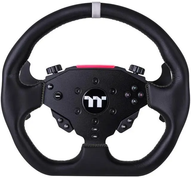 Alt view image 2 of 6 - Thermaltake G6 Direct Drive Racing Wheel and Pedals Bundle; for PC; 6Nm Direct Drive; Compatible with Simulator Cockpit or Desk; Microfiber Leather Wheel; Hall Effect Pedals; Black; GRB-G6D-DGT3BB-01