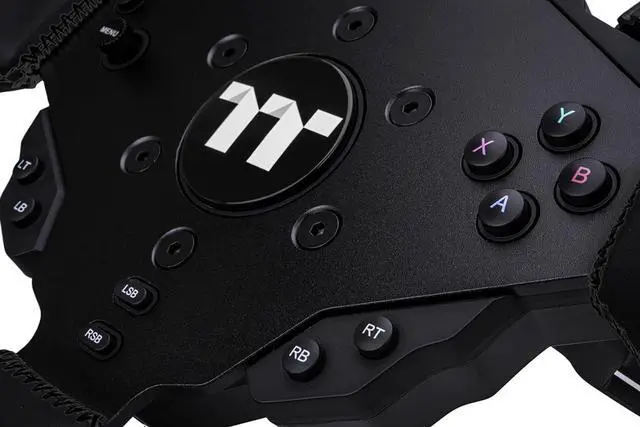 Alt view image 4 of 6 - Thermaltake G6 Direct Drive Racing Wheel and Pedals Bundle; for PC; 6Nm Direct Drive; Compatible with Simulator Cockpit or Desk; Microfiber Leather Wheel; Hall Effect Pedals; Black; GRB-G6D-DGT3BB-01