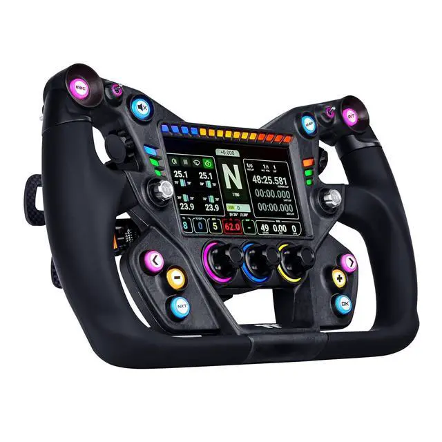 Alt view image 2 of 6 - Thermaltake XRW-G1 GT Steering Wheel for TT Racing Ecosystem; Black; GSW-XRW-FDCRBB-01