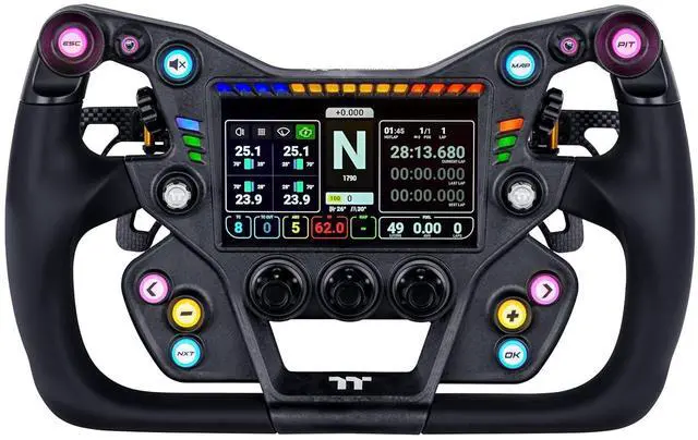 Main image of Thermaltake XRW-G1 GT Steering Wheel for TT Racing Ecosystem; Black; GSW-XRW-FDCRBB-01