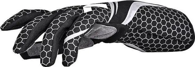 Alt view image 4 of 6 - Thermaltake Sim Gloves for racing simulator; Anti-slip, form-fitting, breathable stretch fabric; Touchscreen-compatible fingertips; size small; black; GRA-TTG-SGPXBB-0L