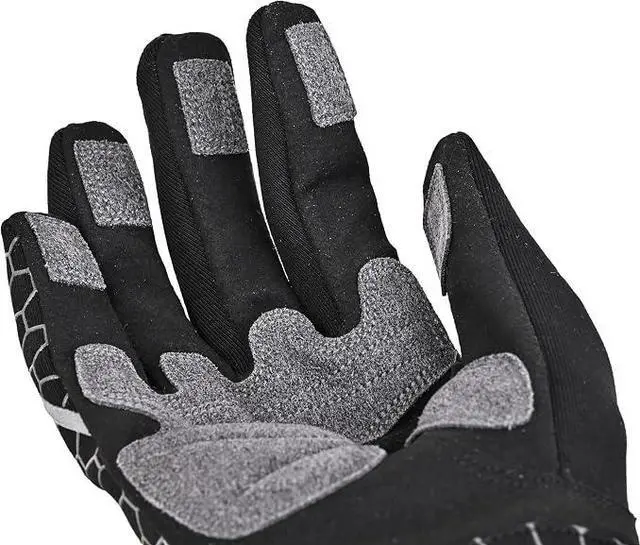 Alt view image 5 of 6 - Thermaltake Sim Gloves for racing simulator; Anti-slip, form-fitting, breathable stretch fabric; Touchscreen-compatible fingertips; size small; black; GRA-TTG-SGPXBB-XL