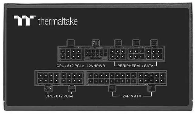Alt view image 3 of 6 - Thermaltake Toughpower PF3 ATX 3.0 850W 80+ Platinum Full Modular SLI/Crossfire Ready Power Supply; PCIe 5.0 12VHPWR Connector Included; 10 Year Warranty; PS-TPD-0850FNFAPU-3