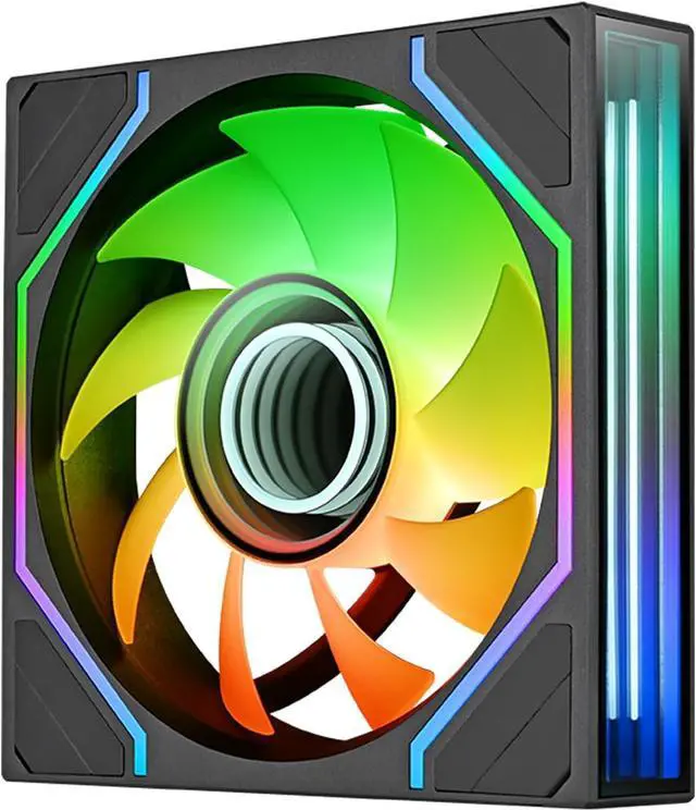 Main image of Thermaltake Black SWAFAN 120 EX Infinity ARGB Infinity Mirror Hub and Frame PC Cooling Fan Single Pack CL-F264-PL12SW-A