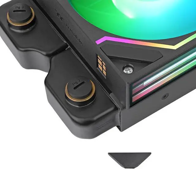 Alt view image 5 of 12 - Thermaltake Black SWAFAN 120 EX Infinity ARGB Infinity Mirror Hub and Frame PC Cooling Fan Single Pack CL-F264-PL12SW-A