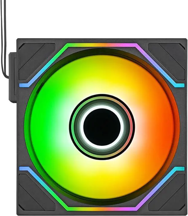 Alt view image 2 of 12 - Thermaltake Black SWAFAN 120 EX Infinity ARGB Infinity Mirror Hub and Frame PC Cooling Fan Single Pack CL-F264-PL12SW-A