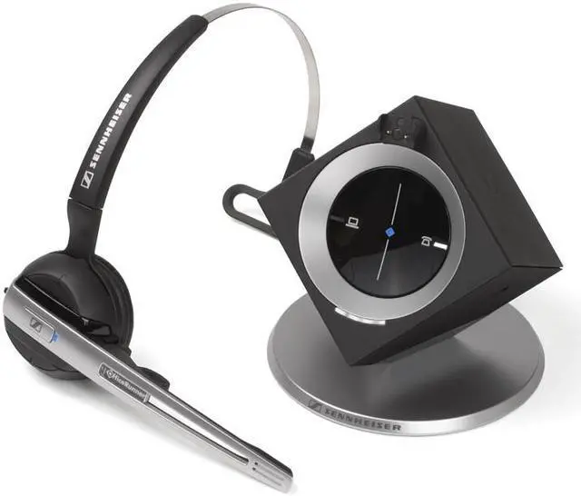Alt view image 3 of 6 - Sennheiser OfficeRunner Wireless Headset with Microphone - Best Wireless Headset for the Office Phone