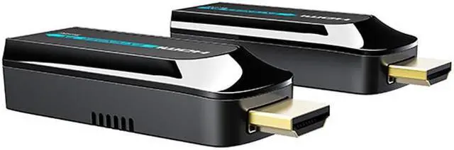 Alt view image 2 of 7 - Up to 50m, Extend LKV372S Mini HDMI Extender No Need HDMI Cables 1080P HDMI Extender Transmits Over Single CAT6/CAT6A/CAT7 Up to 164ft HDCP1.2