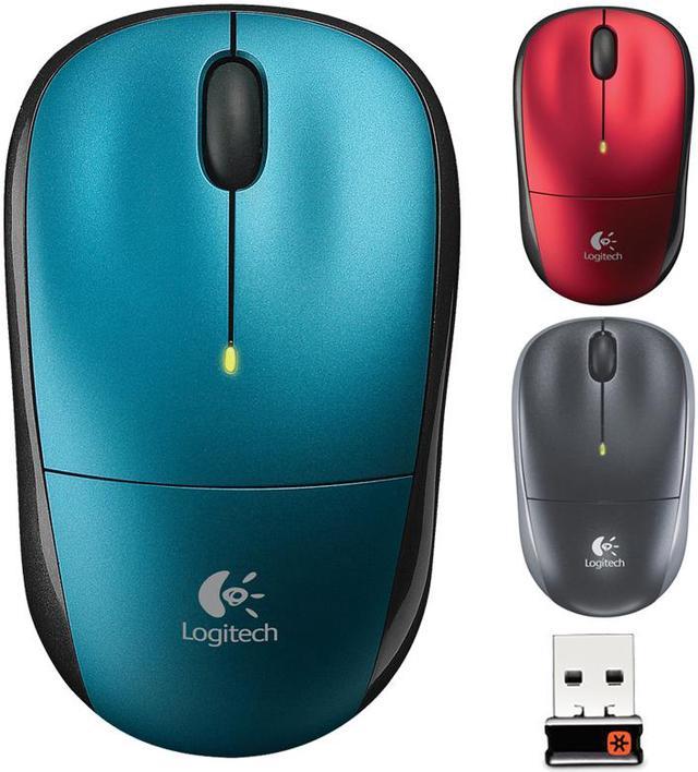 Logitech M215 2.4Ghz 10M RF Wireless USB Unifying Receiver 4 Buttons 1000 DPI Optical Sensor Hands Mouse-Black/Blue/Red Gaming Mice