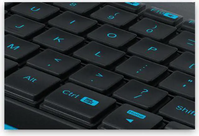 Alt view image 3 of 5 - Logitech RF Wireless Combo MK240 12 Function Keys 2.4GHz 1000DPI Both Hands Spill-resitant Keyboard and Mouse-Black/White