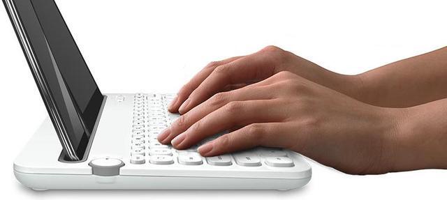 Alt view image 4 of 10 - Logitech K480 Bluetooth Multi-Device Mini Wireless Desk Keyboard for Computer,Tablet and Smartphone-Black/White