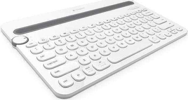 Alt view image 2 of 10 - Logitech K480 Bluetooth Multi-Device Mini Wireless Desk Keyboard for Computer,Tablet and Smartphone-Black/White
