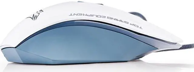 Alt view image 7 of 7 - Dare-U 2000DPI 7-Programmable Keys LED Backlight(4-Colors) USB Wired Advanced Ambidextrous Wrangler Gaming Mouse-White