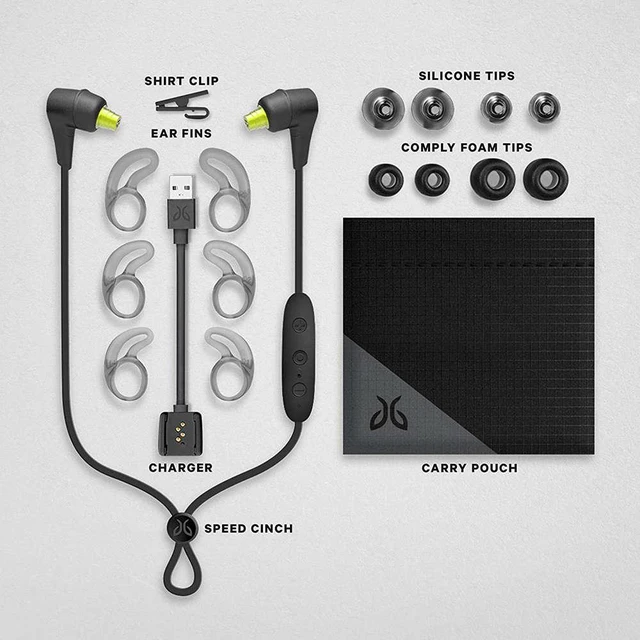 Alt view image 2 of 7 - Logitech Jaybird X4 Wireless Bluetooth Sport Headphones play time 8 hours - Black Metallic