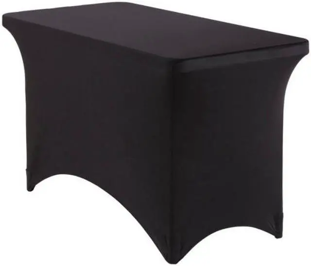 Alt view image 6 of 15 - iGear Fabric Table Cover Polyester/Spandex 24 x 48 Black 16511