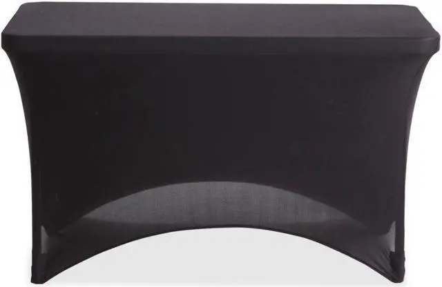 Alt view image 7 of 15 - iGear Fabric Table Cover Polyester/Spandex 24 x 48 Black 16511
