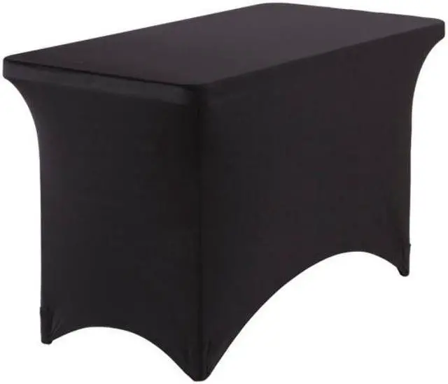 Alt view image 5 of 15 - iGear Fabric Table Cover Polyester/Spandex 24 x 48 Black 16511