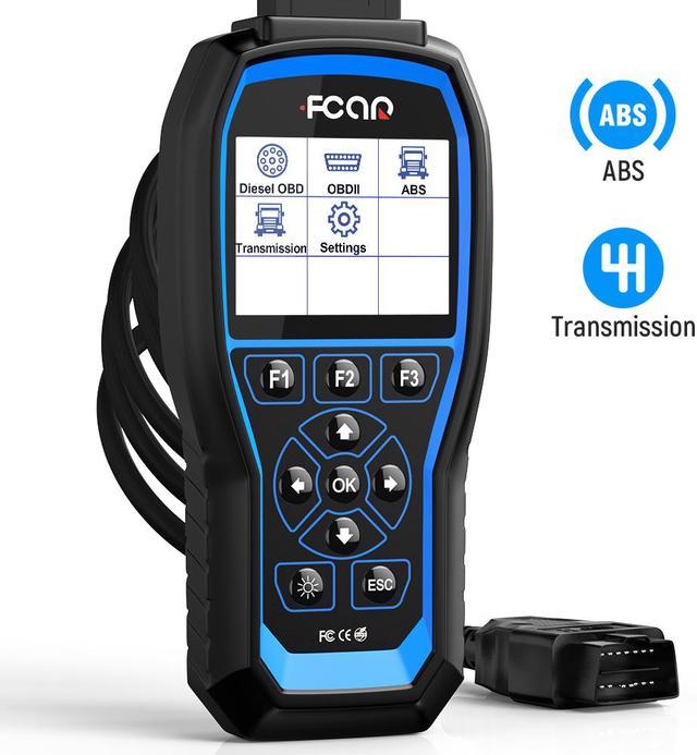 FCAR F507 Enhanced All System Heavy Duty Truck Scanner Diesel Scan Tool  with ABS & Transmission Actuation Test Check Engine for