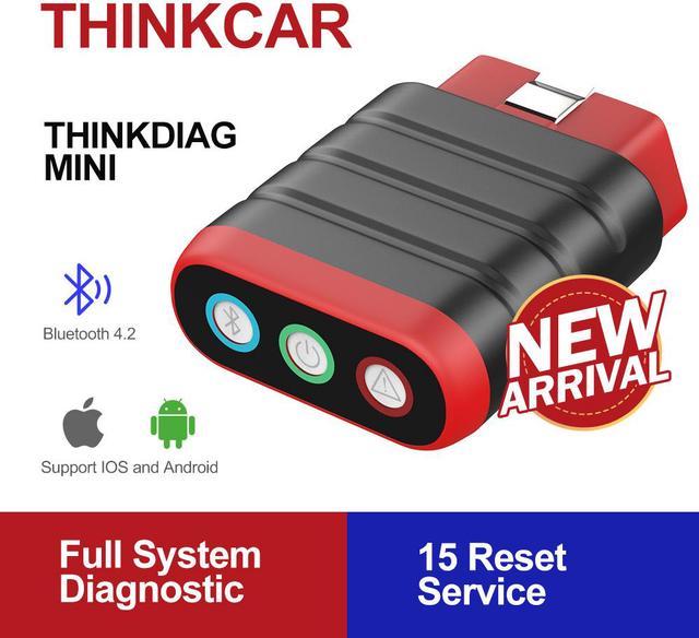 ThinkCar ThinkDiag Mini Bluetooth OBD2 Scanner Full System Car Diagnostic  Tool with 15 Maintenance Reset Service Auto Code Reader for IOS Android 
