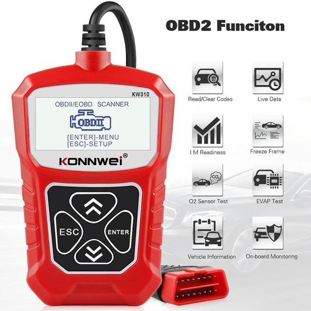 KONNWEI KW310 OBD2 Scanner Code Reader Check Engine I/M Readiness