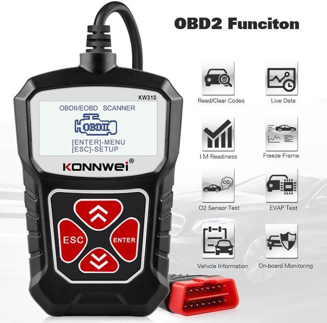 KONNWEI OBD2 Scanner Auto Diagnostic Vehicle O2 Sensor Systems –