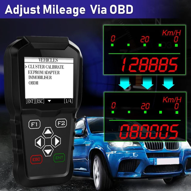 Alt view image 3 of 7 - OBDPROG MT601 OBD2 Scanner Key Programmer Programming Odometer Mileage Correction Adjustment EEPROM Program Pin Check Engine Code Reader IMMO Immobilizer OBD II Car Diagnostic Scan Tool