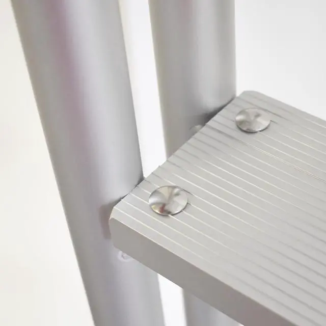 Alt view image 2 of 3 - 5-Step Heavy Duty Dock Ladder Anodized Aluminum Flip Up