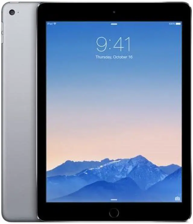 Main image of Apple iPad Air 2 Wi-Fi + Cellular (Unlocked) 64GB - Space Gray MH2M2LL/A - Good