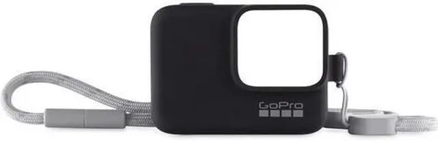 Alt view image 8 of 8 - GoPro Sleeve & Lanyard for HERO6 Black, HERO5 Black & HERO (2018) Cameras, Black