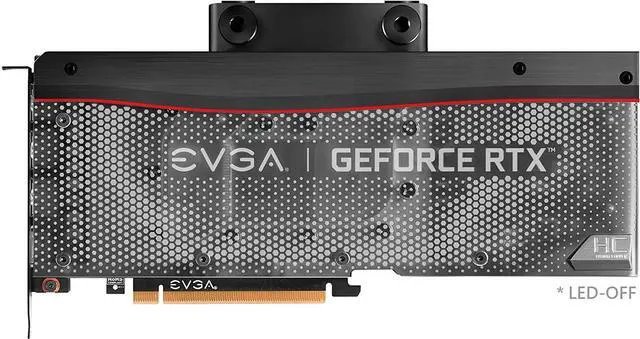 Alt view image 5 of 6 - EVGA GeForce RTX 3080 12GB XC3 Ultra Hydro Copper Gaming, 12G-P5-4869-KL, 12GB GDDR6X, ARGB LED, Metal Backplate, LHR