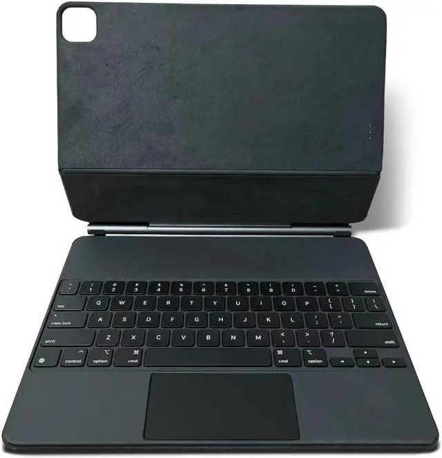 Alt view image 4 of 6 - Apple Magic Keyboard for 12.9-inch iPad Pro 3rd Gen, 4th Gen, & 5th Gen 6th generation - Black US English - MJQK3LL/A Latest Version